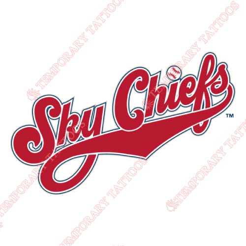 Syracuse Chiefs Customize Temporary Tattoos Stickers NO.8022